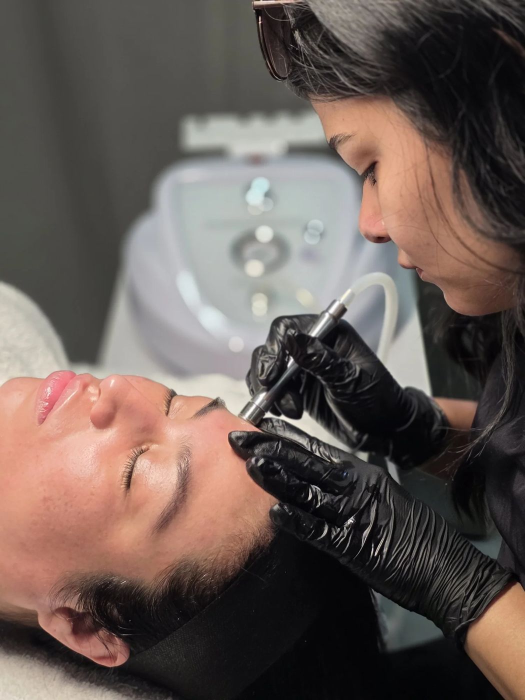 Esthetician training detail at NuGen Academy El Paso