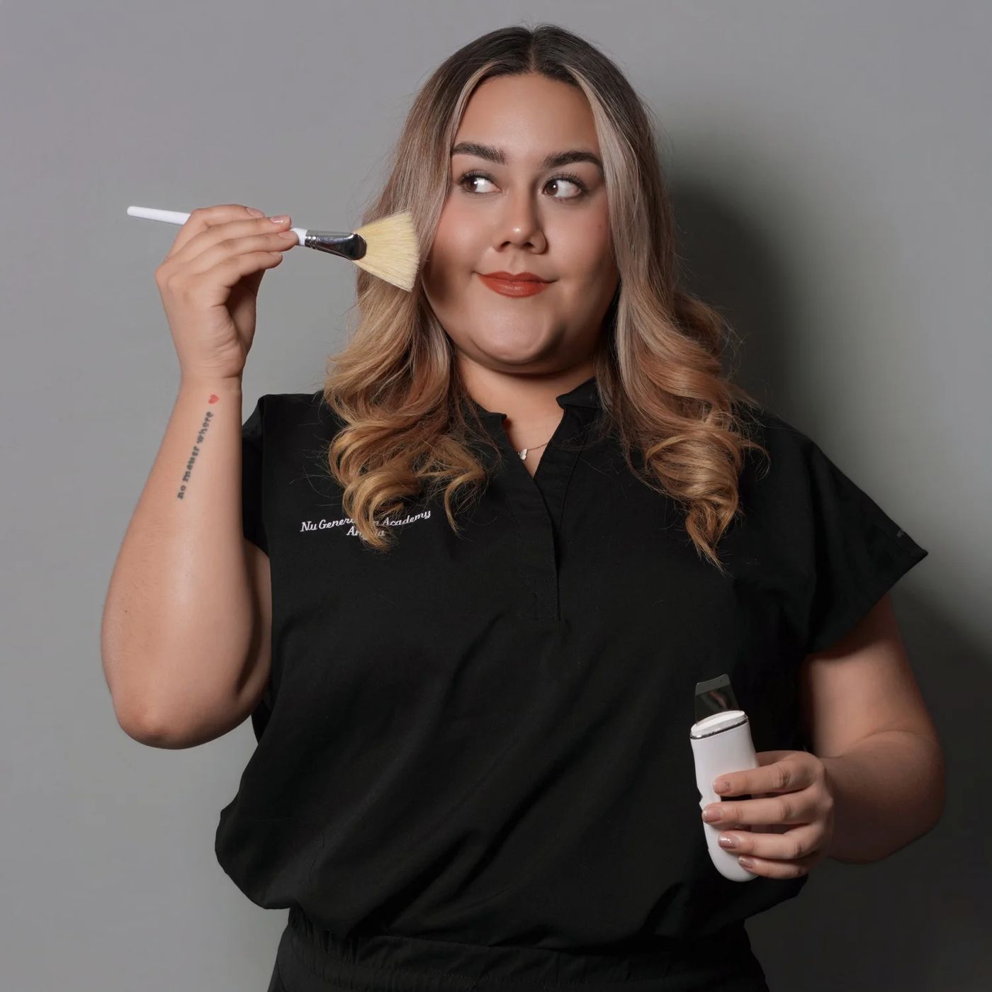 Esthetics student at Nu Generation Academy